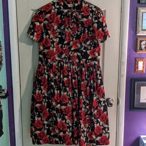 Hearts and Found Custom Tailored Retro Dress